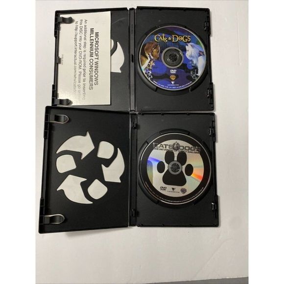 Cats & Dogs_Cats & Dogs: The Revenge of Kitty Galore - DVD - Lot of 2 - Picture 10 of 11